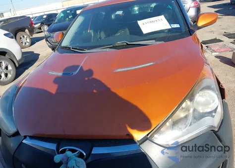 2012 Hyundai Veloster Base W/Black from USA, damaged, VIN KMHTC6AD9CU026629